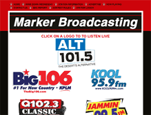 Tablet Screenshot of markerbroadcasting.com